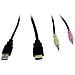 AS-41HA HDMI switch per keyboard-video-mouse (kvm) Nero - Foto miniatura 4