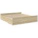Giroletto Cassetti Rovere Sonoma 180x200 Cm Legno Multistrato - Foto miniatura 3