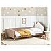 Letto Per Bambini Casa Velluto Kervan 90 X 200 Cm Marrone Chiaro - Foto miniatura 1