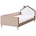 Letto Per Bambini Casa Velluto Kervan 90 X 200 Cm Marrone Chiaro - Foto miniatura 2