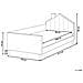 Letto Per Bambini Casa Velluto Kervan 90 X 200 Cm Marrone Chiaro - Foto miniatura 8