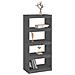 Lusso Casadino -  Libreria/divisorio Grigio 60x30x135,5 Cm Legno Massello Di Pino - Foto miniatura 3