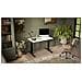 Scrivania con regolazione elettrica dell'altezza MOON 121x67x72-120 nero /bianco - Foto miniatura 3