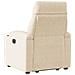Poltrona Alzapersona Reclinabile Elettrica Beige in Microfibra - Foto miniatura 7