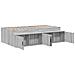 Struttura letto con contenitore Grigio Sonoma 75x190 cm - Foto miniatura 5