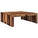 Tavolino Salotto Legno Antico 100x100x35 cm in Truciolato - Foto miniatura 1