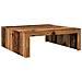 Tavolino Salotto Legno Antico 100x100x35 cm in Truciolato - Foto miniatura 6