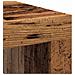 Tavolino Salotto Legno Antico 100x100x35 cm in Truciolato - Foto miniatura 7