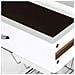 Carrello Cucina Legno Con Cassetto 3 Cestelli E Ripiano 9 Mattonelle In Ceramica - Foto miniatura 3
