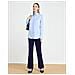 Pantaloni Da Donna A Zampa Eleganti Blu Navy Lunghezza 79 Cm M - Foto miniatura 2