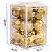 Palline Di Natale rangibili (12 Pezzi) Per Decorazioni Natalizie Gold - Foto miniatura 2