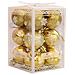 Palline Di Natale rangibili (12 Pezzi) Per Decorazioni Natalizie Gold - Foto miniatura 1