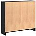 Libreria Rovere nero 80 x 24 x 76 cm Legno multistrato - Foto miniatura 6
