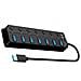 Hub Usb 3.0 A 7 Porte Con Interruttori Individuali E Indicatori Led, Compatibile Con Huawei, Samsung, Apple, Garmin - Foto miniatura 3