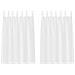 Tende con tende 2 pcs Bianco Poliestere - Foto miniatura 1