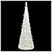 Albero di Natale Artificiale Pop-up con 50 LED Bianco 120 cm - Foto miniatura 2