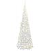 Albero di Natale Artificiale Pop-up con 50 LED Bianco 120 cm - Foto miniatura 5