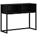 Tavolino Rovere Nero 100 x 36 x 75 cm Legno multistrato - Foto miniatura 1