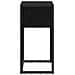 Tavolino Rovere Nero 100 x 36 x 75 cm Legno multistrato - Foto miniatura 6