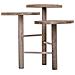 Supporto In Legno Per 3 Vasi Bianchi D25x40/35/30h - Foto miniatura 2