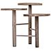 Supporto In Legno Per 3 Vasi Bianchi D25x40/35/30h - Foto miniatura 3
