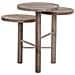Supporto In Legno Per 3 Vasi Bianchi D25x40/35/30h - Foto miniatura 5