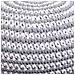 Puf In Cotone Intrecciato Grigio 45x45x30h - Foto miniatura 3
