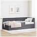 Struttura Letto Angolare con Materasso 2 pcs Grigio Velluto - Foto miniatura 2