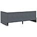 Struttura Letto Angolare con Materasso 2 pcs Grigio Velluto - Foto miniatura 9