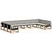 Set di divani da esterno 10 pcs Bianco e Grigio Chiaro - Foto miniatura 1