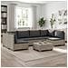 7 pz Set Lounge in Rattan con Cuscini GENDT Rattan naturale - Foto miniatura 8