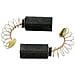 Spazzole di carbone per Bosch PHS 66 G - 6,35 x 6,35 x 14,5 mm - coppia - Foto miniatura 2