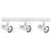 SPOT-CARRERA-3 - Applique a tre luci dalla forma essenziale bianca 42 watt E27 - Foto miniatura 3