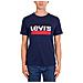 Sportswear Logo Graphic Dress Blue T-shirt Uomo Taglia M - Foto miniatura 3