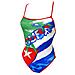 Costumi Bambina Turbo Cuba Thin Strap Costumi Junior 7-8 Years - Foto miniatura 1