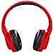 Cuffie Wireless DJ 601 M con Bluetooth e Microfono Integrato Colore Rosso - Foto miniatura 1