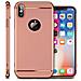 Iphone X E Xs Ultra Sottile Guscio 3 In 1 Pc Duro Rosso - Foto miniatura 3