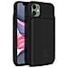 Cover Iphone 11 Protezione Rigida 2 In 1 Batteria 4500mah Nero - Foto miniatura 2