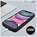 Cover Iphone 11 Protezione Rigida 2 In 1 Batteria 4500mah Nero - Foto miniatura 3