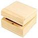 576.290 1-pezzo Di Legno Piccola Piazza Jewellery Box Con Chiusura Magnetica - Foto miniatura 1