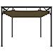 Gazebo da Giardino con Tetto Retrattile 3x3 m Talpa 180 g / m² - Foto miniatura 2