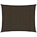 Vela Parasole 160 g / m² Marrone 2,5x3,5 m in HDPE - Foto miniatura 1