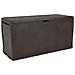 Baule Da Esterno Samoa Con Effetto Legno, 116,4x44,7x57 Centimetri Marrone - Foto miniatura 1