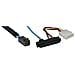 0.5m SFF 8643/4xSFF 8482+SATA, SFF 8643, 4x SFF 8482 / SATA Power, Nero, Blu - Foto miniatura 1