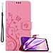 Custodia Compatibile Con Samsung Galaxy A30s / A50 S / A50 In Rosa Fiore - Coperchio Protettivo In Design Floreale Con Chiusura Magnetica, Funzione Stand E Slot Per Carte - Foto miniatura 1