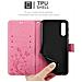 Custodia Compatibile Con Samsung Galaxy A30s / A50 S / A50 In Rosa Fiore - Coperchio Protettivo In Design Floreale Con Chiusura Magnetica, Funzione Stand E Slot Per Carte - Foto miniatura 6