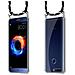 Catena Di Telefoni Cellulari Compatibile Con Honor 8 Pro In Nero Argento - Coperchio Protettivo In Silicone Con Anelli D'argento, Cinturino In Corda E Custodia Staccabile - Foto miniatura 7