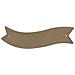 Piastra Porta Banner In Legno Mdf - 22 X 6 Cm - Foto miniatura 1