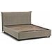 Letto Matrimoniale Ilenia, Letto Contenitore Con Rivestimento In Tessuto, 100% Made In Italy, Apertura Frontale, Con Materasso Cm 160x200 Incluso, Tortora - Foto miniatura 3