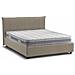 Letto Matrimoniale Ilenia, Letto Contenitore Con Rivestimento In Tessuto, 100% Made In Italy, Apertura Frontale, Con Materasso Cm 160x200 Incluso, Tortora - Foto miniatura 4
